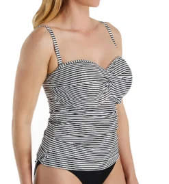Panache Anya Stripe Bandeau Tankini Swim Top SW0891 -Allure Wear Shop panache pana01 sw0891 cs6