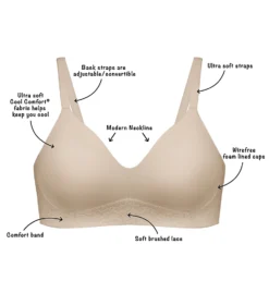 Playtex Comfort Flex Fit Ultra Soft Wirefree Bra US4830 -Allure Wear Shop playtex play01 us4830 cs2
