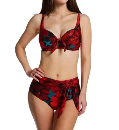 Pour Moi Orchid Luxe High Waist Control Brief Swim Bottom 12905 -Allure Wear Shop pour moi pmoi01 12905 cs1