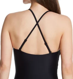 Pour Moi High Neck Mesh Insert Control One Piece Swimsuit 1408 -Allure Wear Shop pour moi pmoi01 1408 cs1