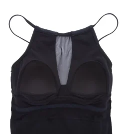 Pour Moi High Neck Mesh Insert Control One Piece Swimsuit 1408 -Allure Wear Shop pour moi pmoi01 1408 cs6