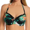 Pour Moi Miami Brights Padded Halter Underwire Swim Top 14100