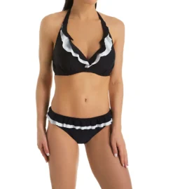 Pour Moi Capri Frill Triangle Hidden Underwire Swim Top 16700 -Allure Wear Shop pour moi pmoi01 16700 cs1