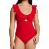 Pour Moi Space Frill Non Wire One Piece Swimsuit 18106 -Allure Wear Shop pour moi pmoi01 18106 gs