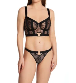 Pour Moi India Embroidery Underwire Bustier Bra 20339 -Allure Wear Shop pour moi pmoi01 20339 cs1