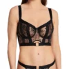 Pour Moi India Embroidery Underwire Bustier Bra 20339