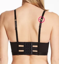 Pour Moi Contradiction Obsessed Padded Push Up Longline Bra 23801 -Allure Wear Shop pour moi pmoi01 23801 bs