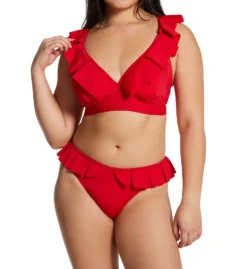 Pour Moi Space Frill Brief Swim Bottom 36048 -Allure Wear Shop pour moi pmoi01 36048 cs1