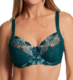 Pour Moi Sophia Lace Embroidered Side Support Bra 3827