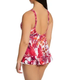 Profile By Gottex Escape In Bali V Neck One Piece Swim Dress B2D05 -Allure Wear Shop profile by gottex prof01 b2d05 bs