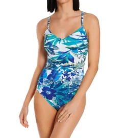 Profile By Gottex Escape In Bali D Cup V Neck One Piece Swimsuit B2D41 -Allure Wear Shop profile by gottex prof01 b2d41 gs