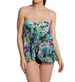 Profile By Gottex Beautiful Day Bandeau Flyaway One Piece Swimsuit BD2157