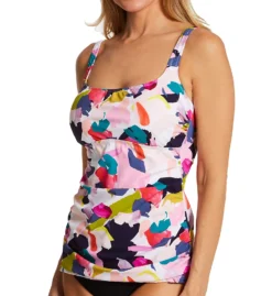 Profile By Gottex Canvas D Cup Tankini Swim Top C1D37