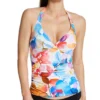 Profile By Gottex Color Rush Halter Tankini Swim Top CR1B26