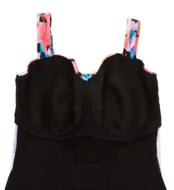 Profile By Gottex Plus Size Color Rush Square Neck Tankini Swim Top CR1W18 -Allure Wear Shop profile by gottex prof01 cr1w18 cs6