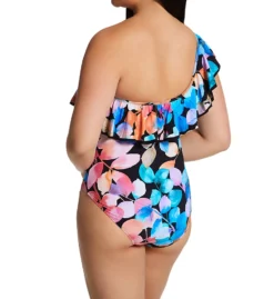 Profile By Gottex Color Rush One Shoulder Ruffle One Piece Swimsuit CR2061 -Allure Wear Shop profile by gottex prof01 cr2061 bs
