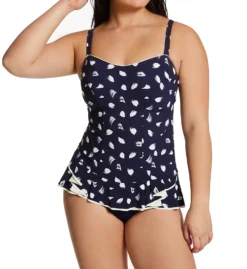 Profile By Gottex Light As A Feather Underwire Peplum Swim Dress LF2D18