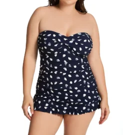 Profile By Gottex Plus Size Light As A Feather Bandeau Swim Dress LF2W14