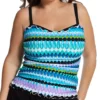 Profile By Gottex Plus Size Moroccan Escape Tankini Swim Top ME1W18 -Allure Wear Shop profile by gottex prof01 me1w18 gs