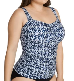 Profile By Gottex Nomad Plus Size Tankini Swim Top N1W18 -Allure Wear Shop profile by gottex prof01 n1w18 fs