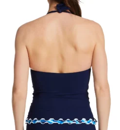 Profile By Gottex Ocean Blues Halter Tankini Swim Top OB1B88A -Allure Wear Shop profile by gottex prof01 ob1b88a bs
