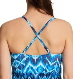 Profile By Gottex Ocean Blues Bandeau Flyaway One Piece Swim Dress OB2045 -Allure Wear Shop profile by gottex prof01 ob2045 cs1