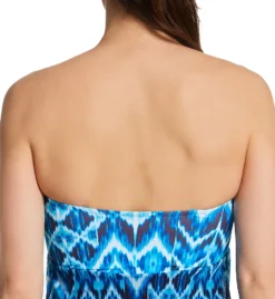 Profile By Gottex Ocean Blues Bandeau Flyaway One Piece Swim Dress OB2045 -Allure Wear Shop profile by gottex prof01 ob2045 cs2