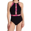 Profile By Gottex Palm Springs High Neck One Piece Swimsuit PS2069