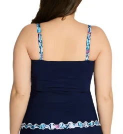 Profile By Gottex Plus Size Snake Charm Tankini Swim Top S1W18A -Allure Wear Shop profile by gottex prof01 s1w18a bs