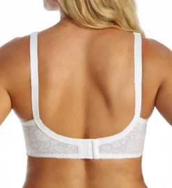 Rago Lacette Satin And Lace Wireless Support Bra 2101 -Allure Wear Shop rago rago01 2101 bs