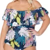 Raisins Curve Plus Whitehaven Bloom Tortuga One Piece Swimsuit E840981 -Allure Wear Shop raisins curve raic01 e840981 gs