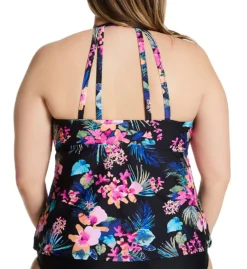 Raisins Curve Plus Size Freshwater Rosalie Tankini Swim Top G840215 -Allure Wear Shop raisins curve raic01 g840215 bs