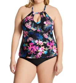 Raisins Curve Plus Size Freshwater Rosalie Tankini Swim Top G840215 -Allure Wear Shop raisins curve raic01 g840215 cs1