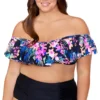 Raisins Curve Plus Size Freshwater Tortuga Bra Swim Top G840227 -Allure Wear Shop raisins curve raic01 g840227 gs