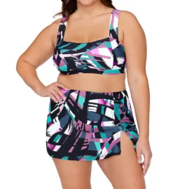 Raisins Curve Plus Size Stir It Up Jamaica Bra Swim Top G840405 -Allure Wear Shop raisins curve raic01 g840405 cs1