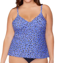Raisins Curve Plus Size Caliente Aries Tankini Swim Top G840640