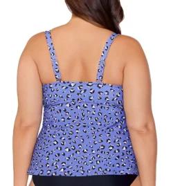 Raisins Curve Plus Size Caliente Zanzibar Tankini Swim Top G840645 -Allure Wear Shop raisins curve raic01 g840645 bs