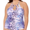 Raisins Curve Plus Size Take A Trip Rosalie Tankini Swim Top G840715 -Allure Wear Shop raisins curve raic01 g840715 gs