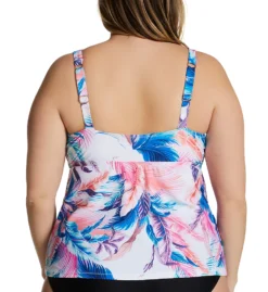 Raisins Curve Plus Size Whitsunday Rimini Tankini Swim Top G840813 -Allure Wear Shop raisins curve raic01 g840813 bs