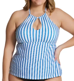 Raisins Curve Plus Size Coastal Rosalie Tankini Swim Top G840925