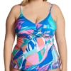 Raisins Curve Plus Size Porto Covo Aries Tankini Swim Top G841340 -Allure Wear Shop raisins curve raic01 g841340 gs