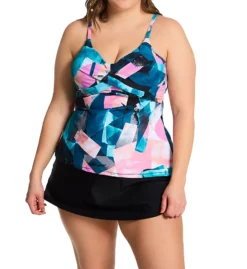 Raisins Curve Plus Size Atlantic Solids Bravo Skirt Swim Bottom J840070 -Allure Wear Shop raisins curve raic01 j840070 cs2