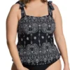 Raisins Curve Plus Size Best Day Ever Tiempo Tankini Swim Top J840511 -Allure Wear Shop raisins curve raic01 j840511 gs