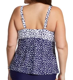 Raisins Curve Plus Size Sunshine Coast Zanzibar Tankini Swim Top J841145 -Allure Wear Shop raisins curve raic01 j841145 cs2