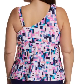 Raisins Curve Plus Size Calabasas Marita Tankini Swim Top J841431 -Allure Wear Shop raisins curve raic01 j841431 bs