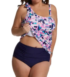Raisins Curve Plus Size Calabasas Marita Tankini Swim Top J841431 -Allure Wear Shop raisins curve raic01 j841431 cs2