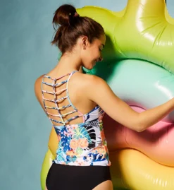 Raisins Haleiwa St. Croix Tankini Swim Top G711013 -Allure Wear Shop raisins rais01 g711013 cs2