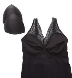 Rhonda Shear Seamless Tank W/ Lace Detail 4056 -Allure Wear Shop rhonda shear rhon01 4056 cs3