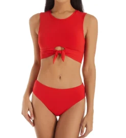 Robin Piccone Ava Tank Top Front Tie Bikini Swim Top 191725 -Allure Wear Shop robin piccone rp01 191725 cs3