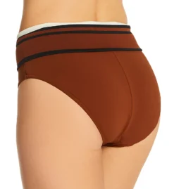 Robin Piccone Simone High Waist Swim Bottom 214869 -Allure Wear Shop robin piccone rp01 214869 bs